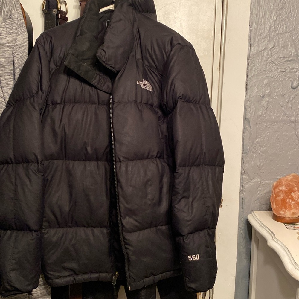 Black north face jacket like new